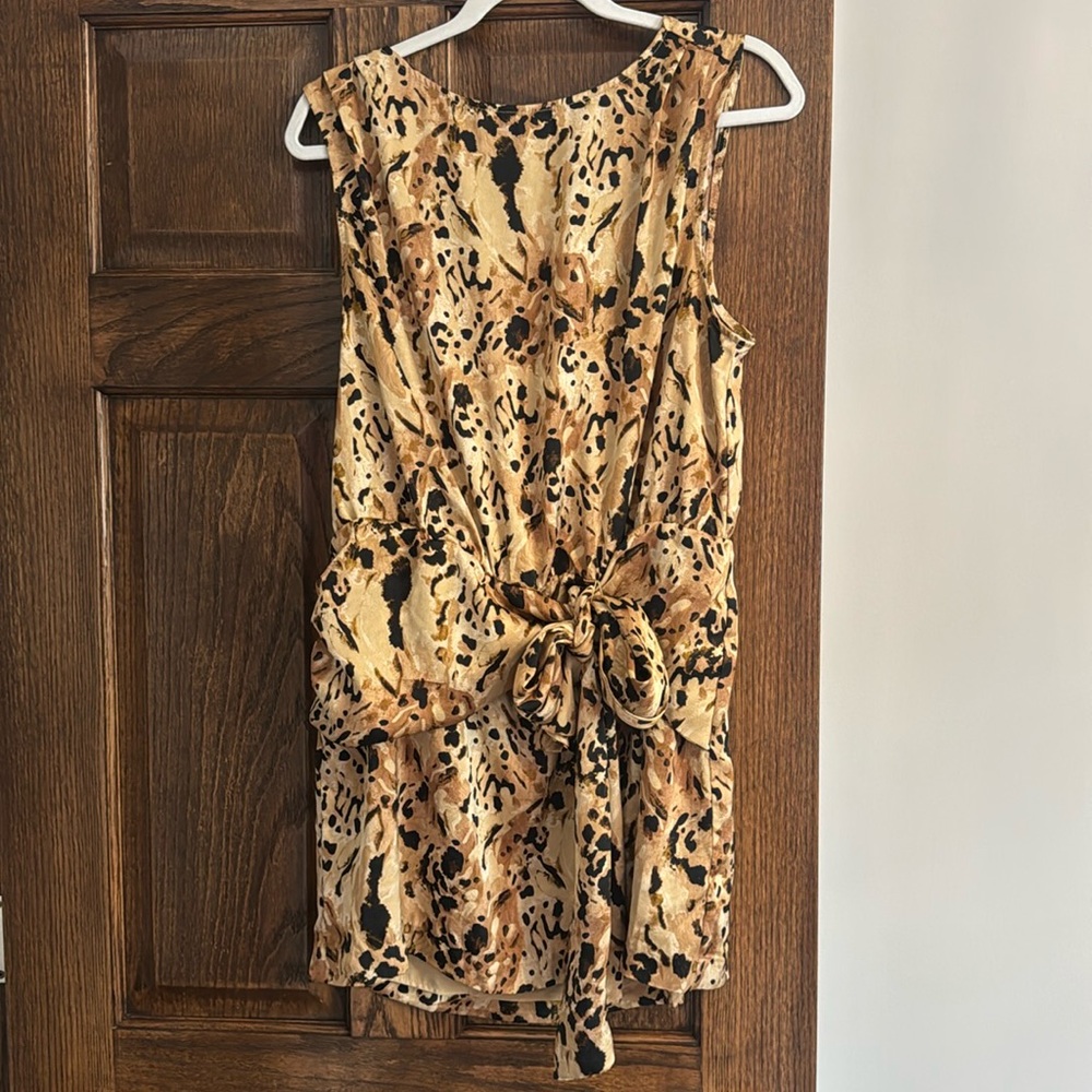 New- A marble leopard dress